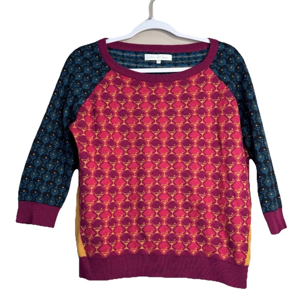 Moods Of Norway Women’s XS Multicolor Sweater Wool Cashmere A16